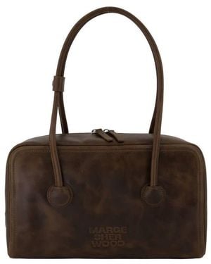 Marge Sherwood Margesherwood Soft Cowhide Shoulder Bag - Brown