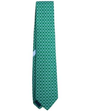 Ferragamo Ferragamo 4-Papillon Tie - Green
