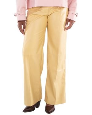 Stella McCartney Wide Leg Altermat Trousers - Natural