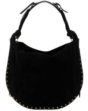 Isabel Marant Suede Oskan Shopping Bag Borse A Mano - Black