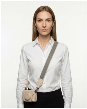 Brunello Cucinelli Leather Shoulder Strap Bag - White