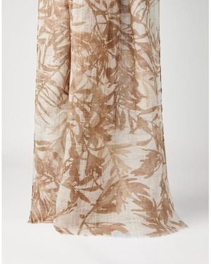 Brunello Cucinelli Light Linen Scarf - Natural