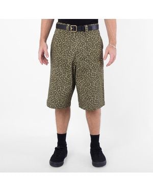 Maison Kitsuné Floral Print Bermuda Shorts - Green