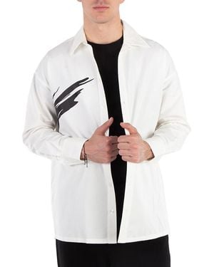 Redemptive Seamless Bonding Pattern Shirt - White