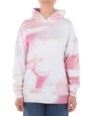 Calvin Klein Diffused Skyscape Classic Hoodie - Purple
