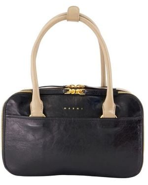 Marni Bauletto Shoulder Bag - Black