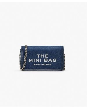 Marc Jacobs The Denim Chain Mini Shoulder Bag - Blue