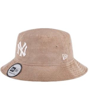 KTZ Ny Yankees Corduroy Bucket Hat - Brown