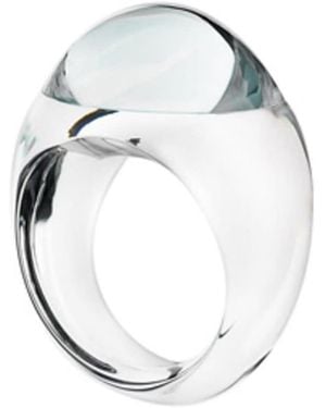 Baccarat Tango Sterling, Crystal Ring 2612069 - Metallic