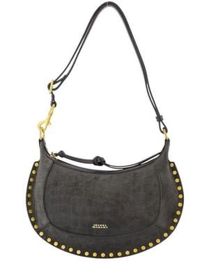 Isabel Marant Oskan Moon Shoulder Bag - Black