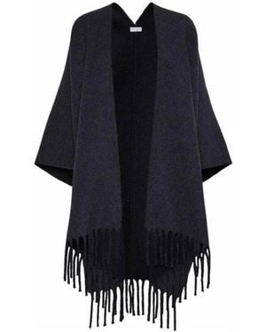 Brunello Cucinelli Dark Wool Scarf - Blue