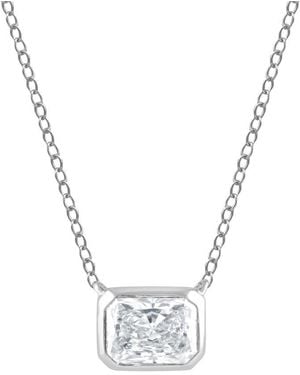 Brilliant Diamond 14Kt 0.60 Carat Lab Grown Diamond Pendant Necklace For - Metallic