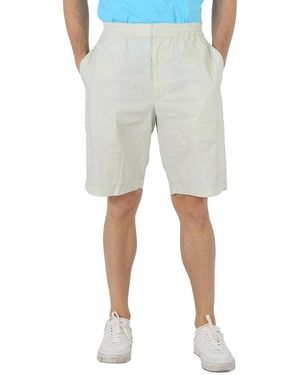 Ambush Lily Drawstring Cotton Bermuda Shorts - Natural
