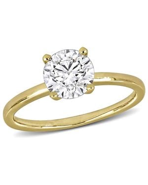 Created Forever 1 1/2Ct Tw Lab Grown Diamond Solitaire Engagement Ring - Metallic