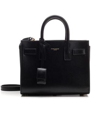 Saint Laurent Sac De Jour Nano Hand Bag - Black