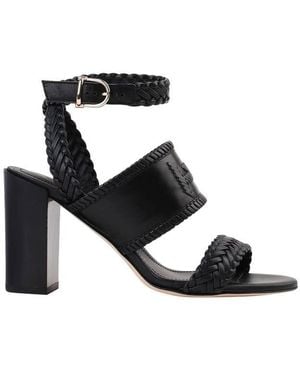 Tod's Tod's Braided Heeled Sandals - Black