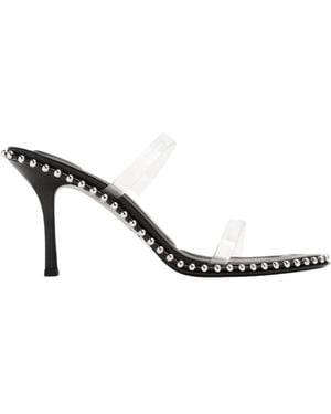 T By Alexander Wang Nova 85 Pvc Sandals, Brand Size 37 Us - Black