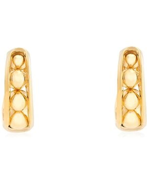 Burberry Tone Armour Sculptural Stud Earrings - Metallic