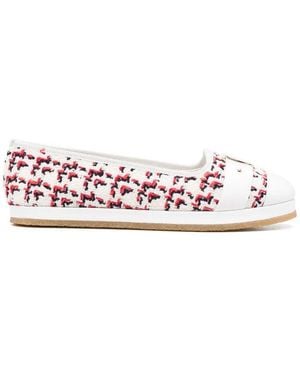 Ferragamo Vara Ballerina Flats - Pink