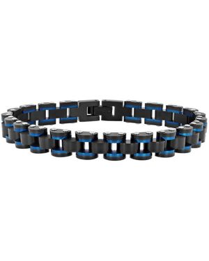 Robert Alton And Stainless Steel Bracelet - Blue
