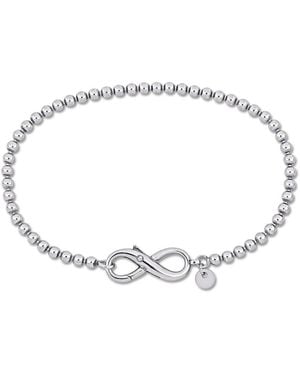 Amour Bead Link Bracelet - Metallic