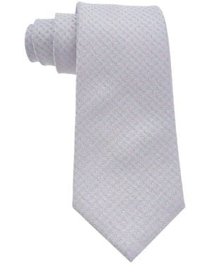 BVLGARI Logomania Shinebeth Seven-Fold Tie - Grey