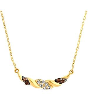 Le Vian Ladies Chocolate Diamonds Pendant Necklace Set - Metallic