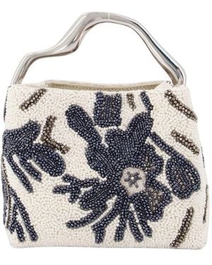 Cult Gaia Solene Mini Top Handle Bag - Blue