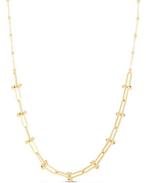 Tresorra 14K Jax Chain Necklace - Metallic