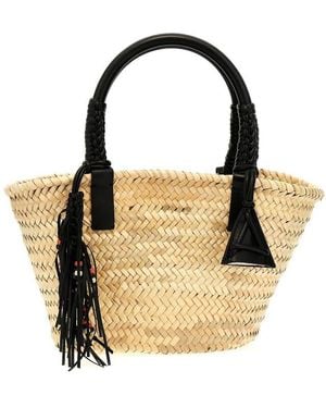 Alanui Icon Palm Leaf Tote Bag - Metallic