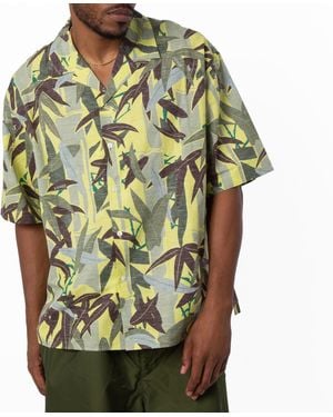 KENZO Chiku-Rin Camo Hawaiian Shirt - Green