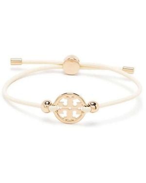 Tory Burch Miller Logo Plaque Slider Bracelet - Metallic