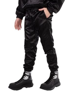 Etudes Studio Tour Satin-Finish Trousers, Brand Size 44 (Us - Black