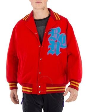 Kolor Stadium Varsity Blouson Jacket - Red