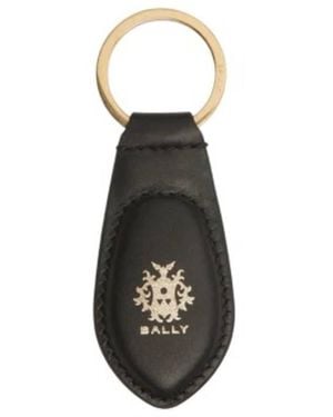 Bally Crest Logo Bkkeyfob Key Holder - Black