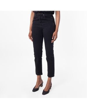 Saint Laurent Slim-Fit Cotton Denim Jeans, Waist - Black