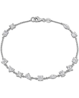 Created Forever 3 1/4Ct Tw Multi-Shape Lab Grown Diamond Bracelet - Metallic