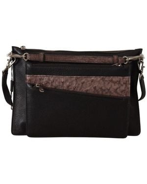 Dolce & Gabbana Exotic Leather Shoulder Sling Alta Sartoria Bag - Black
