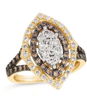 Le Vian Ladies Composite Centre Rings Set - Metallic