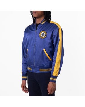 Polo Ralph Lauren Surf Theme Letterman Lined Bomber Jacket - Blue