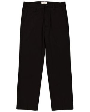 Ami Paris Chino Cotton Twill Trousers - Grey