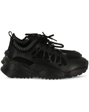 Ferragamo Ladies Trainers, Us - Black