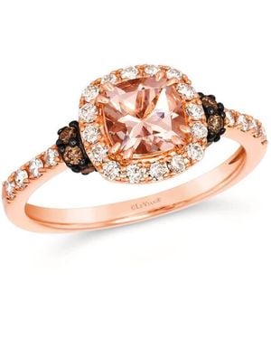 Le Vian Ladies Peach Morganite Rings Set - Pink