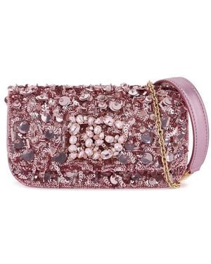 Dolce & Gabbana Dolce & Gabbana 3.5 Handbag With Sequins - Pink