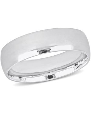 Amour 6Mm Finish Wedding Band - Metallic