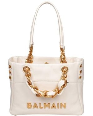 Balmain Shoulder Bag '1945 Small' - Metallic