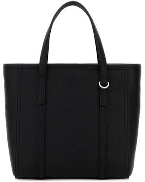MCM Black Leather Mini Toni Handbag