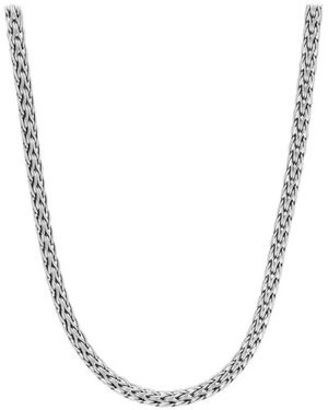 John Hardy Classic Chain Woven Necklace 20" - Metallic