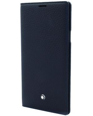 Montblanc Soft Grain Samsung Note 4 Case - Blue