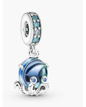 PANDORA Octopus Sterling Dangle - Blue
